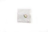 Cocktail Napkin with Hand Embroidered Buko