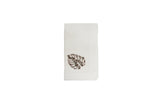 Grey Monstera Leaf Napkin