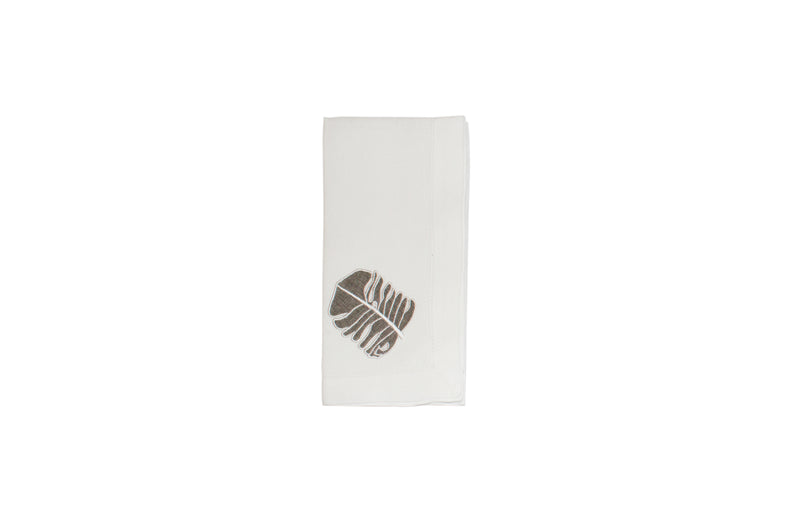 Grey Banana Leaf Napkin