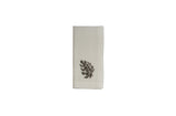 Grey Palm Leaf Napkin